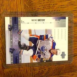 Wayne Gretzky honor roll 2002 hockey card